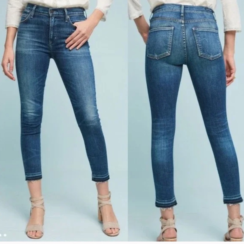 Rocket COH Crop Weekender High-waisted Skinny Jeans Medium Wash 27